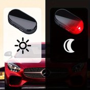 Resim 1 adet Güneş Enerjili LED Araba Lambası, Evrensel Uyumluluk Çok Fonksiyonlu Taşınabilir Atmosfer Lambası Otomotiv İç Dekorasyonu için, Lityum Pil, Arabalar için LED Işıklar, İyi Zamanlar için Araba Işıkları 
