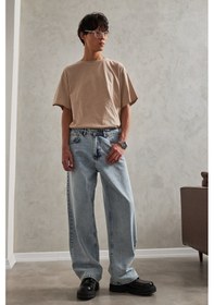 Resim Erkek Ekstra Baggy Jean Pantolon İndigo 