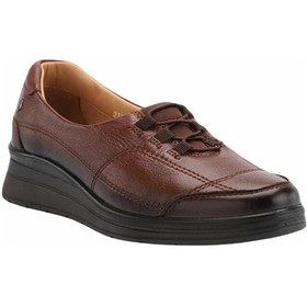 Resim Forelli 21306-h Hefa Taba Kadın Comfort Deri Ayakkabı 6523 Çok Renkli 