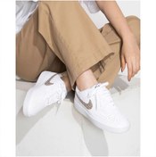 Resim Nike Court Vision Low Next Nature Nu Beyaz Kadın Sneaker Ayakkabı 