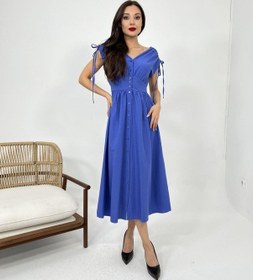 Resim Evyora 5486 Elbise-mor 