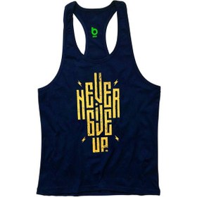 Resim Bluu Ngup Fitness Gym Tank Top Sporcu Atleti (532942279) Lacivert 