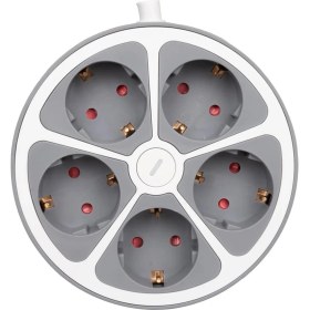 Resim Vea VE-G605Y 5li Anahtarlı 1.5 Metre Grup Priz 