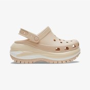 Resim Crocs Classic Mega Crush Düz Kadın Terlik - Krem 207988 Krem 