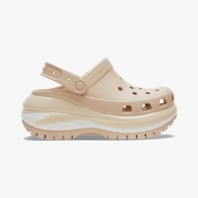 Resim Crocs Classic Mega Crush Düz Kadın Terlik - Krem 207988 Krem 