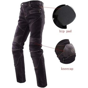 Resim Prosev P-050 Black Kevlar-Kot Motosiklet Pantolonu 