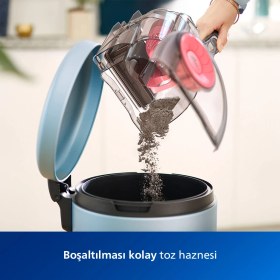 Resim Philips 2000 Serisi Torbasiz Elektrikli Süpürge, 750W, PowerCyclone 4, Super Clean Air Filtre, Kompakt ve Hafif, XB2123/09 