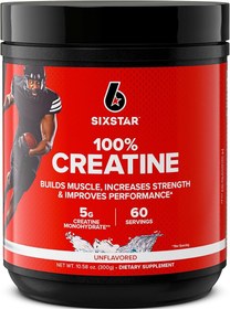 Resim Six Star 100% Creatine Monohydrate Powder Micronized Creatine Monohydrate 300 GRAM - 60 SERVİS 