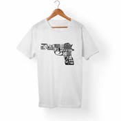 Resim Alfa Tshirt Unisex Çocuk Beyaz Pulp Fiction Ucuz Roman Tişört 