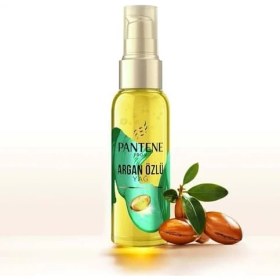 Resim Mena Rise Pantene Doğal Sentez Saç Bakım Serumu Argan Yağlı Elixir 100 ml X3 
