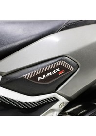 Resim GP Kompozit Yamaha NMAX 125-155 2015-2020 Uyumlu Yan Pad Siyah-Karbon 