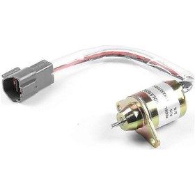 Resim Yanmar John Deere Traktör Dizel Yakıt Kesme Durdurma Solenoidi 11923377932 . 