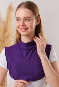 Resim Melodi Scarf Kadın Tesettür Boyunluk Mor 