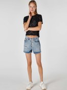Resim Colin’s Mom Short Yüksel Bel Kadın Denim Jean Şort 