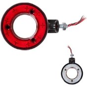 Resim Ayna Altı Küpe İçi Boş 18 Led'Li 120Mm 12V-24V Beyaz - Kırmızı 