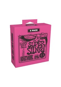 Resim Ernieball P03223 Super Slınky 3 Pack Elektro Tel 3'Lü Paket 