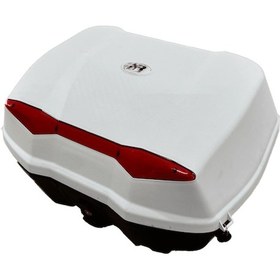 Resim Moto Üçel 52 Litre Motosiklet Çantası Beyaz Beyaz 