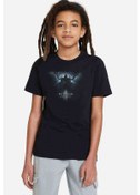 Resim Diablo Baskılı Unisex Çocuk Siyah T-Shirt (528294509) 