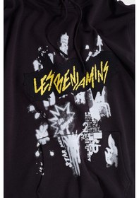 Resim Les Benjamins Erkek Sweat Lb24fweapmuhd-013 Siyah Siyah 