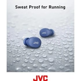 Resim Jvc HA-Z66T-A Gumy Mini Kablosuz Kulaklık, Küçük, Ultra Hafif, 3 Ses Modu (Bas/şeffaf/normal), Su Geçirmez (Ipx4), 23 Saat Pil Ömrü, Bluetooth 5.1, (Mavi), HA-Z66T-A-E, Kulak Içi 