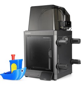 Resim Elegoo Centauri Carbon 2 Combo 3D Yazıcı Kapalı Kasa Yapısı ve Çok Renkli Baskı Özelliği 
