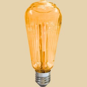 Resim Ledx St-64 Rustik Star Desenli Ampül 