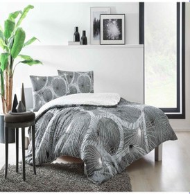 Resim Taç Sparkle Ranforce Nevresim Takımı Gri 