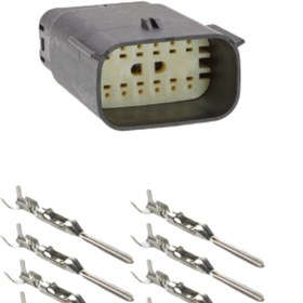 Resim MOLEX Far Soketi Dişi 12 Pin Kablosuz 