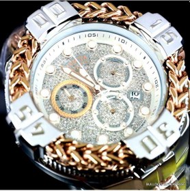 Resim Invicta Reserve Gladiator Spartacus 1.63 Karat Diamond 2 Tone Steel 60mm Erkek Kol Saati 