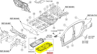 Resim Kia Rio Alt Kapak Sol Muhafaza Orjinal | 841371W000 