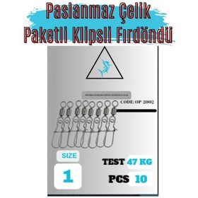 Resim Paslanmaz Çelik Klipsli Fırdöndü 