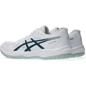 Resim Asics Upcourt 6 Erkek Beyaz Voleybol Ayakkabısı 1071A104-104 