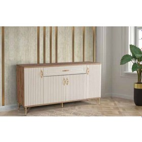 Resim Kdl Verda Altın Konsol Krem 