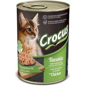Resim Crocus Tavuk Etli Yetişkin Kedi Maması 400 G 