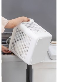 Resim İronika Samba Kirli Temiz Çamaşır Sepeti Çok Amaçlı Oyuncak Sepeti - Latte Latte 