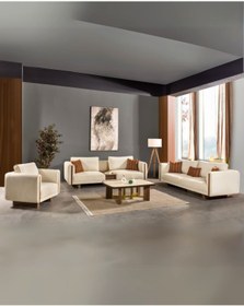 Resim Velura Home & Living Malin Koltuk Takımı & 3+3+1 