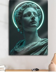 Resim Mitolojik Yunan Tanrı Heykeli - Modern Metal Tablo 