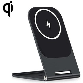 Resim Sunskyy Y56 15 W Katlanır Manyetik Kablosuz Şarj Standı Siyah 