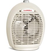 Resim Luxell 2000W Fanlı Isıtıcı – Ev ve Ofis Kullanımına Uygun, 2 Kademeli Isıtma/Soğutma, Otomatik Kapanma ve Yanmaz Gövde 