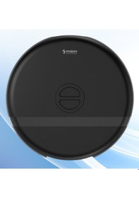 Resim Mulpex Duvara Monte Mini Jumbo Tuvalet Kağıdı Dispenseri Abs Gövde, Kilitli, Vidalı & Yapışkan Siyah Siyah 