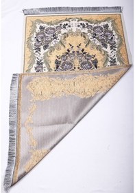 Resim Lüks Gülce Şönil Seccade - 0260 - Krem Renk 