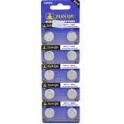 Resim Tianqiu AG12 LR43/386 Alkalin 10'lu Düğme Pil 