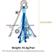 Resim Silver1 Gıoıo Yeni Mini Taşınabilir Kozmetik Ayna Kolye Anahtarlık Çanta Aksesuarları Kolye Dıy Anahtarlık (Yurt Dışından) 