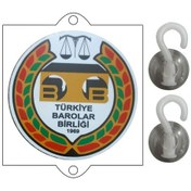 Resim Barolar Birliği Vantuzlu Araç Stikırı 