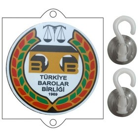Resim Barolar Birliği Vantuzlu Araç Stikırı 