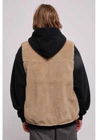 Resim Nike Sporswear Club Fleece Winterized Reversible Sythetic Fill Full-zip Çift Traflı Erkek Bol Kesim Peluş Sentetik Dolgu Yelek Kahve-siyah Kahverengi 