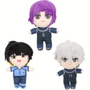 Resim 5 Tür Siyah Giysiler Beyaz Saç Mavi Giysiler Mor Giysiler Bebek Peluş Oyuncak, Yumuşak Dolgulu Anime Oyun Karakterleri Arkadaşlar İçin Hediye, Paskalya, Noel, Doğum Günü Hediyeleri 