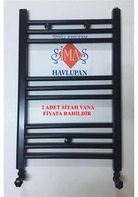 Resim 600x700 Siyah Havlupan + 2 Adet Siyah Vanalı - 10 Borulu 