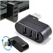 Resim 3 Port 180 Dirsek Usb Hub Çoğaltıcı Çoklayıcı Usb 2.0 Çoklama 