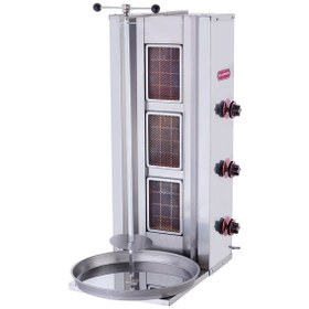 Resim Işıkgaz Silverinox Endüstriyel Lpg Tüplü 3 Radyanlı Döner Ocağı 